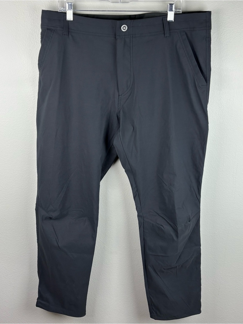 Kuhl Renegade Afire Chino Pants Mens Sz 38x30 Tapered Dark Gray Outdoors Hiking